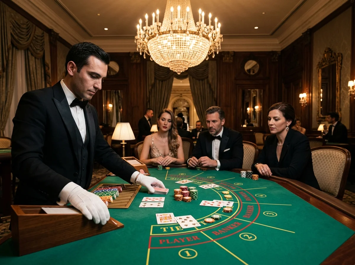 Live Baccarat τραπέζι